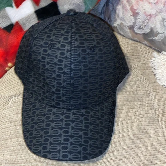 ♣️🩶♣️NWT BEBE All OverLogo 💯% Cotton Hat - Picture 4 of 16